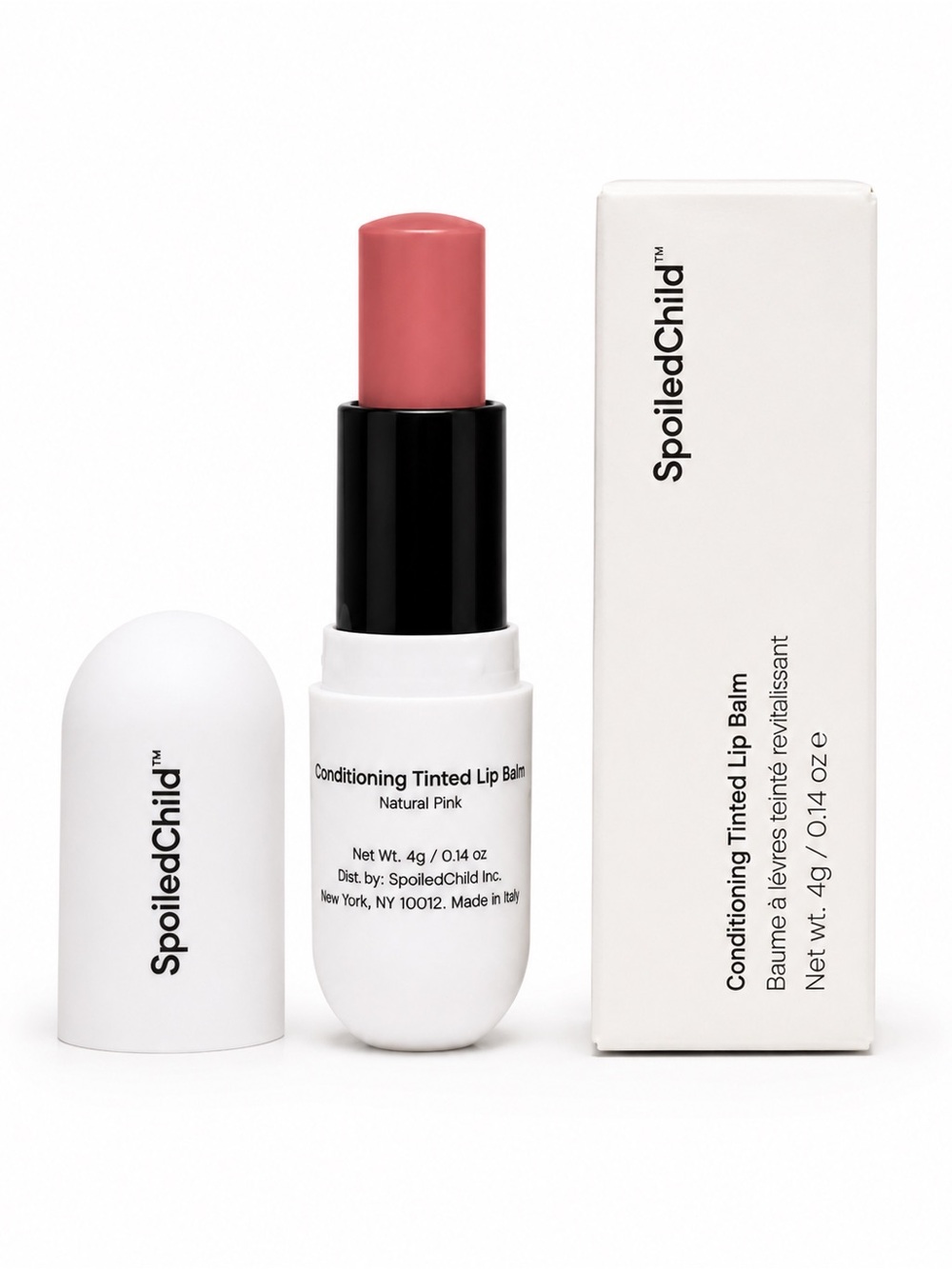 SpoiledChild Conditioning Tinted Lip Balm Shade Natural Pink